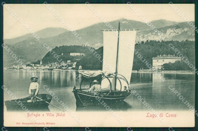 Como Lago di Bellagio cartolina QZ1358 – fronte
