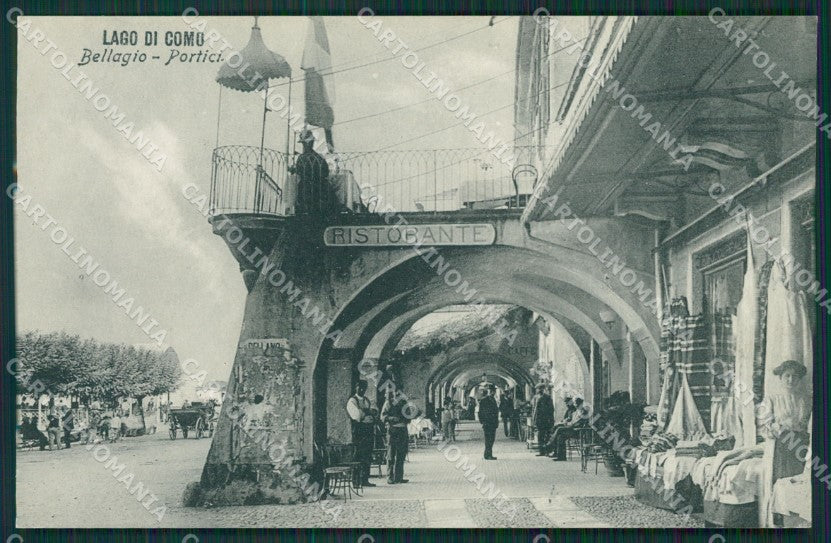 Como Lago di Bellagio SCOLLATA cartolina QZ1361 – fronte