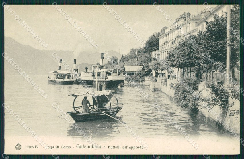 Como Lago di Cadenabbia Battello cartolina QZ1370 – fronte