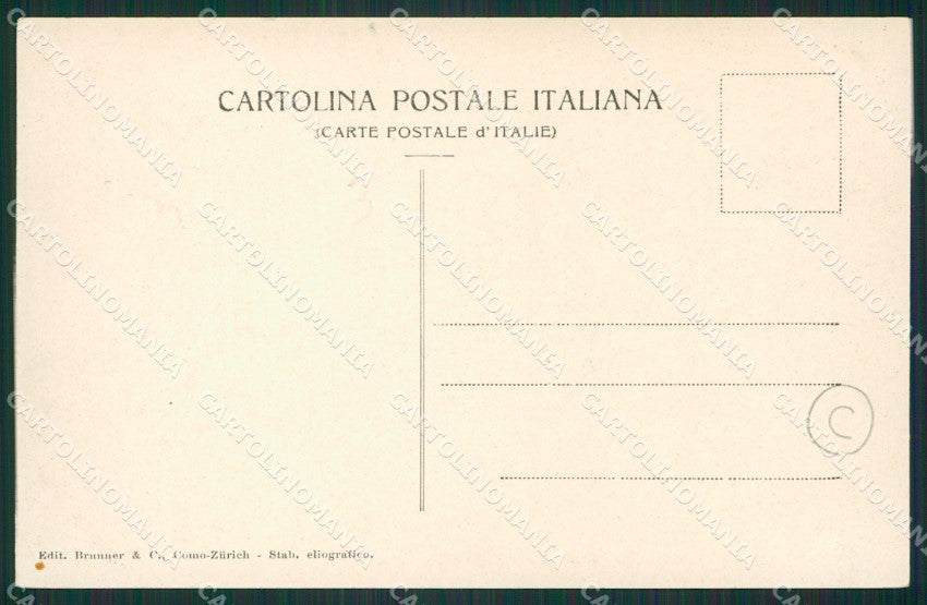 Como Lago di Cadenabbia Battello cartolina QZ1370 – retro