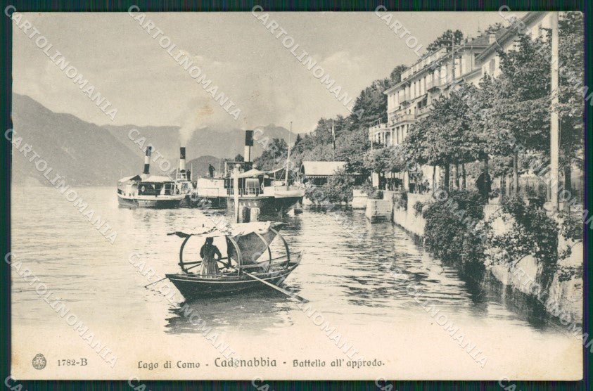 Como Lago di Cadenabbia Battello cartolina QZ1371 – fronte