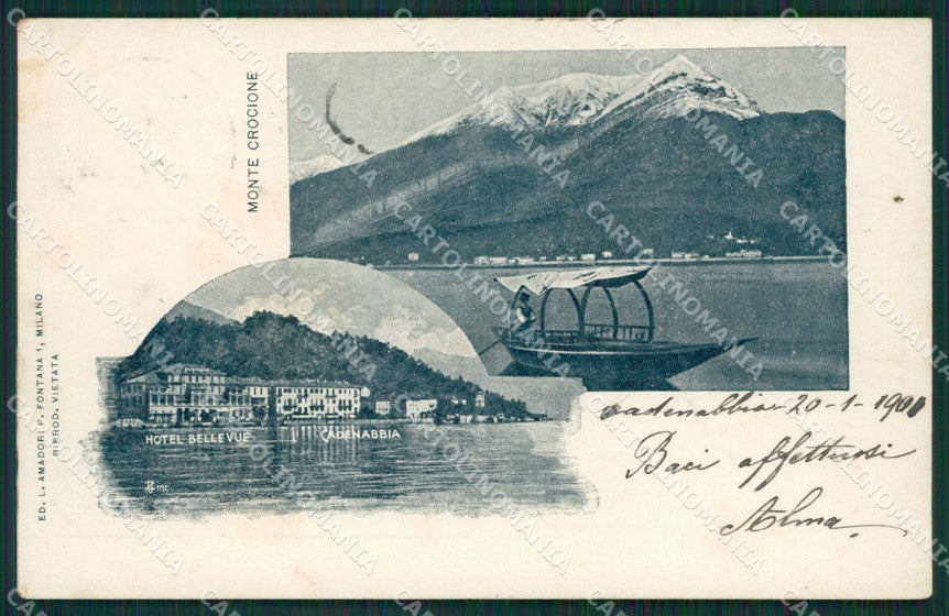 Como Lago di Cadenabbia cartolina QZ1379 – fronte