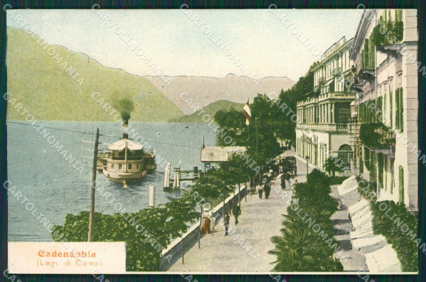 Como Lago di Cadenabbia Battello cartolina QZ1383 – fronte