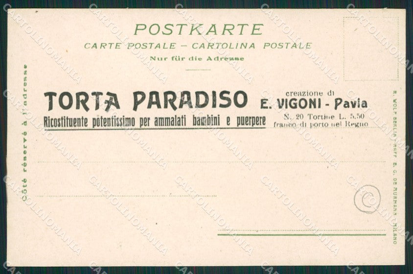 Como Lago di Cadenabbia Battello cartolina QZ1383 – retro