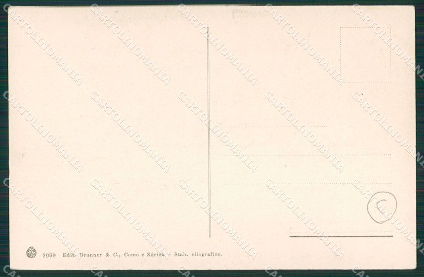 Como Lago di Cadenabbia cartolina QZ1384 – retro