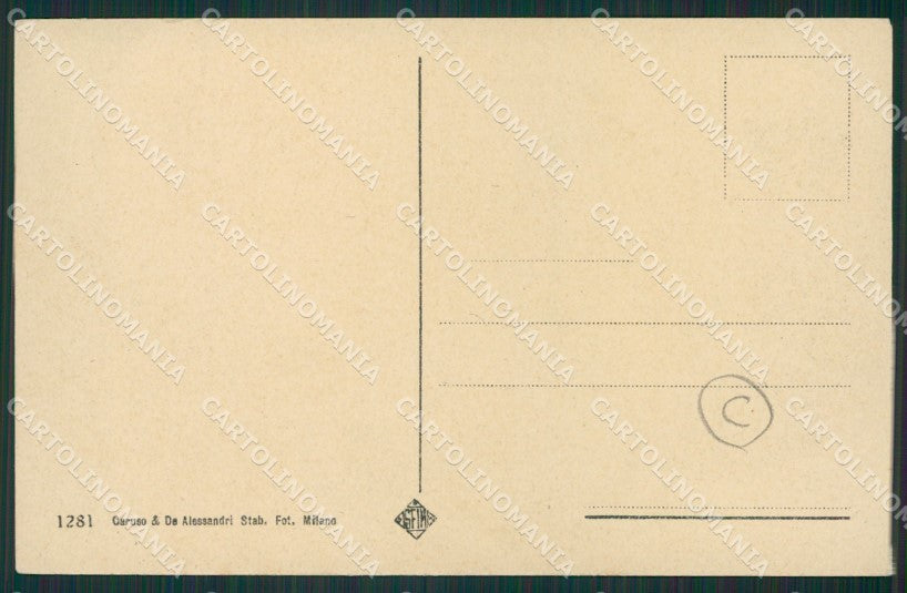 Como Lago di Cadenabbia cartolina QZ1386 – retro