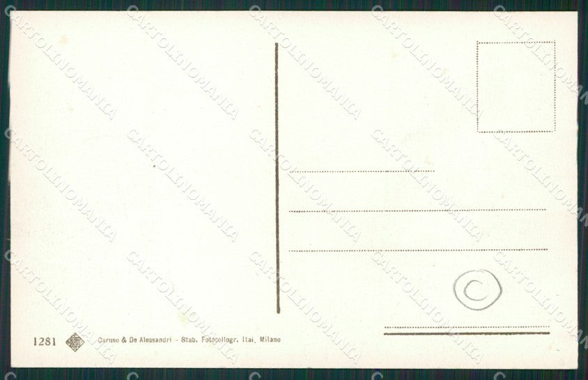 Como Lago di Cadenabbia cartolina QZ1388 – retro