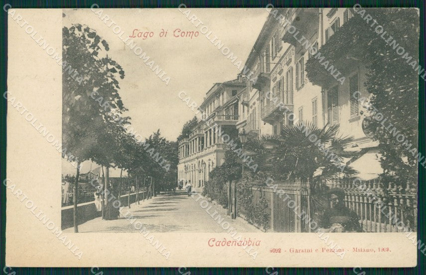 Como Lago di Cadenabbia STRAPPINO cartolina QZ1390 – fronte