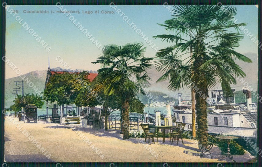 Como Lago di Cadenabbia Battello cartolina QZ1394 – fronte