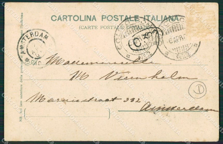 Como Lago di Cadenabbia cartolina QZ1401 – retro
