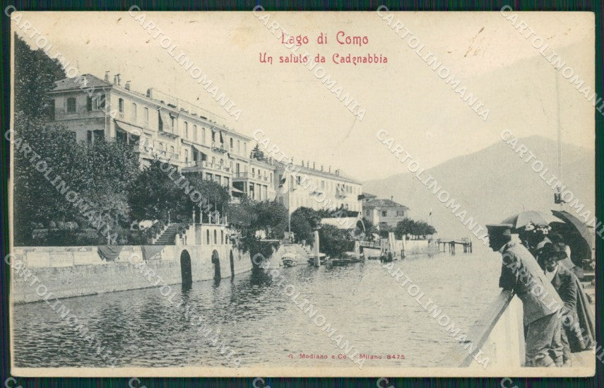 Como Lago di Cadenabbia ABRASA cartolina QZ1407 – fronte