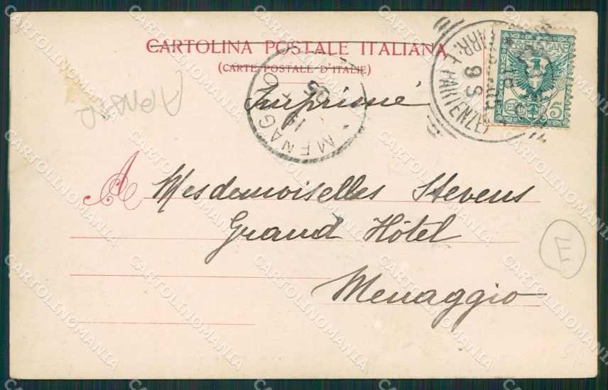 Como Lago di Cadenabbia ABRASA cartolina QZ1407 – retro