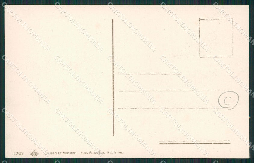 Como Lago di Lenno Balbianello Battello cartolina QZ1458 – retro