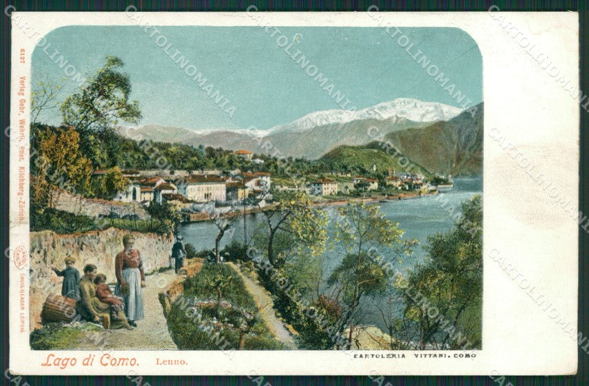 Como Lago di Lenno cartolina QZ1459 – fronte