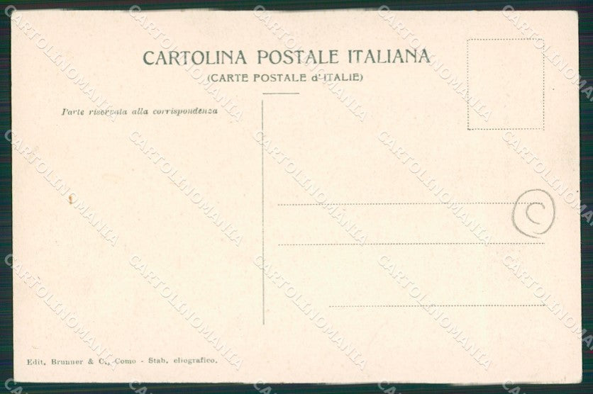 Como Lago di Porlezza San Vincenzo cartolina QZ1460 – retro