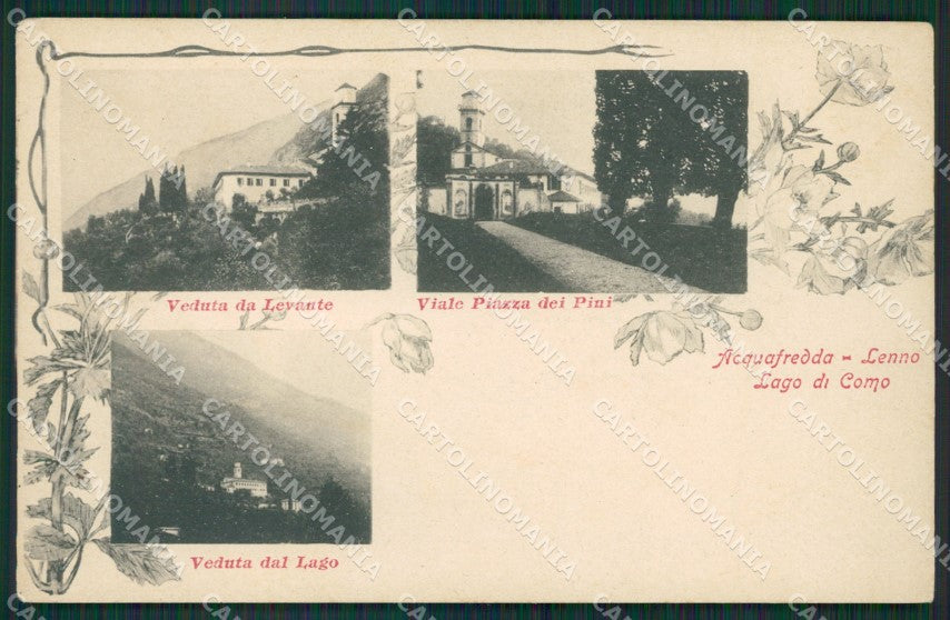 Como Lago di Lenno cartolina QZ1476 – fronte