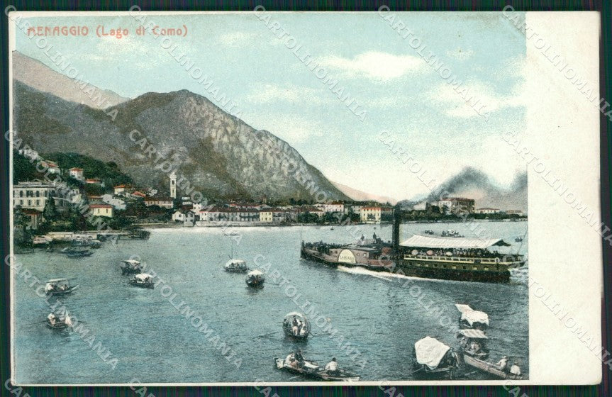 Como Lago di Menaggio Battello cartolina QZ1483 – fronte