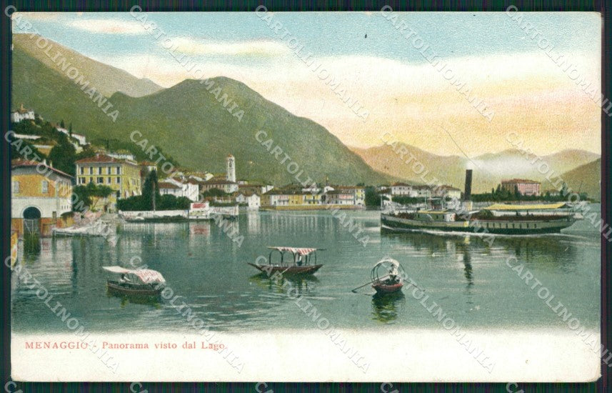 Como Lago di Menaggio Battello cartolina QZ1484 – fronte