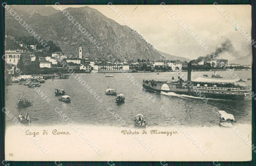 Como Lago di Menaggio Battello cartolina QZ1487 – fronte