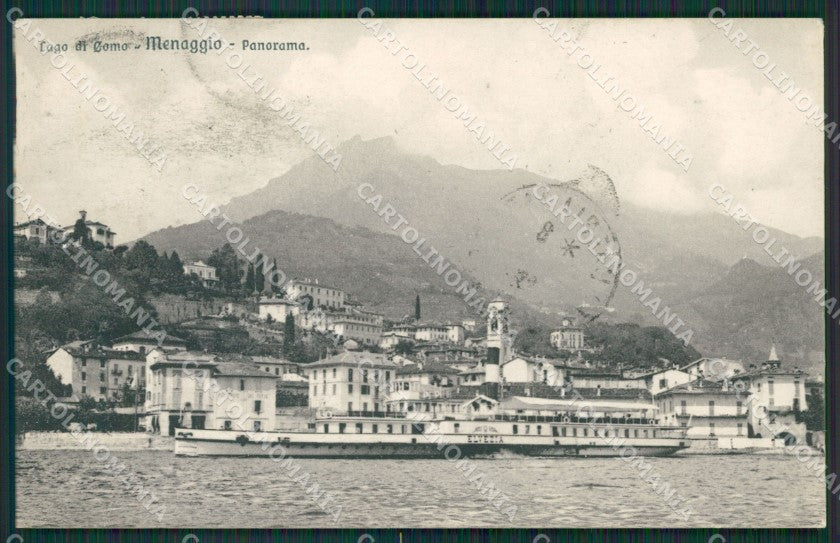Como Lago di Menaggio Battello cartolina QZ1488 – fronte