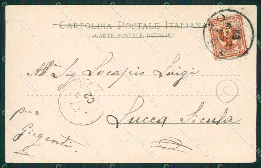 Como Lago di Menaggio Battello cartolina QZ1490 – retro