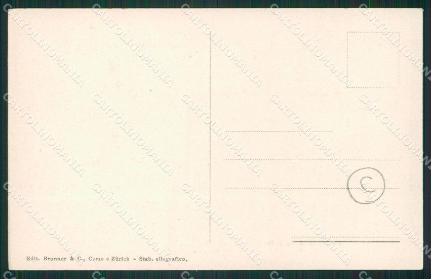 Como Lago di Menaggio Battello cartolina QZ1495 – retro