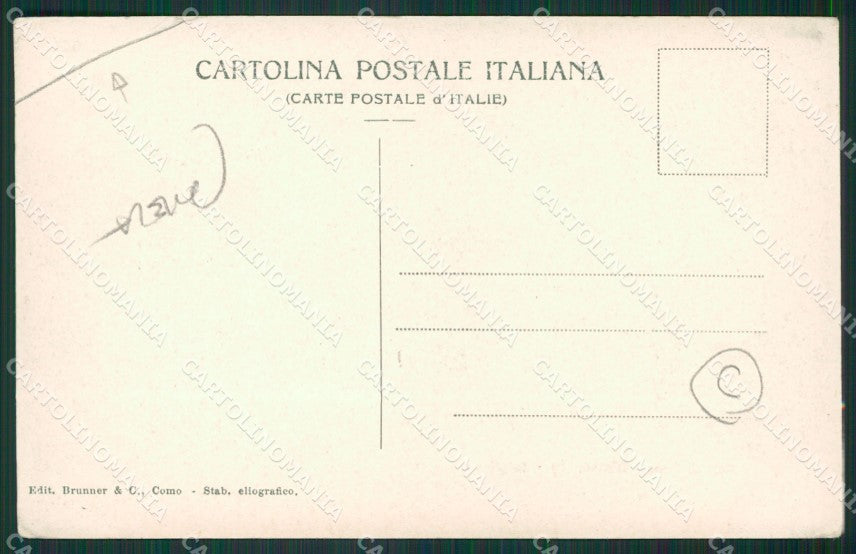 Como Lago di Menaggio PIEGA cartolina QZ1499 – retro
