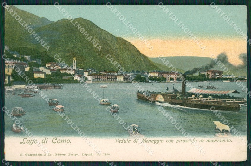 Como Lago di Menaggio Battello cartolina QZ1506 – fronte