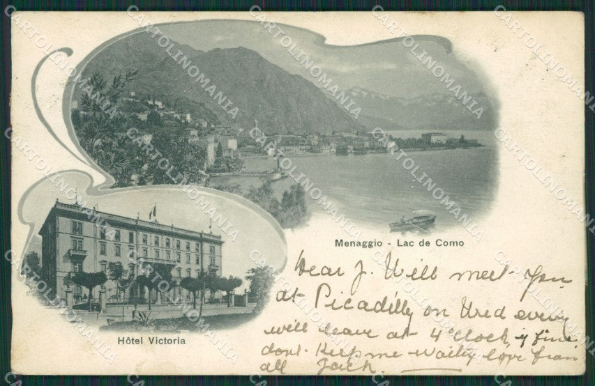 Como Lago di Menaggio cartolina QZ1512 – fronte