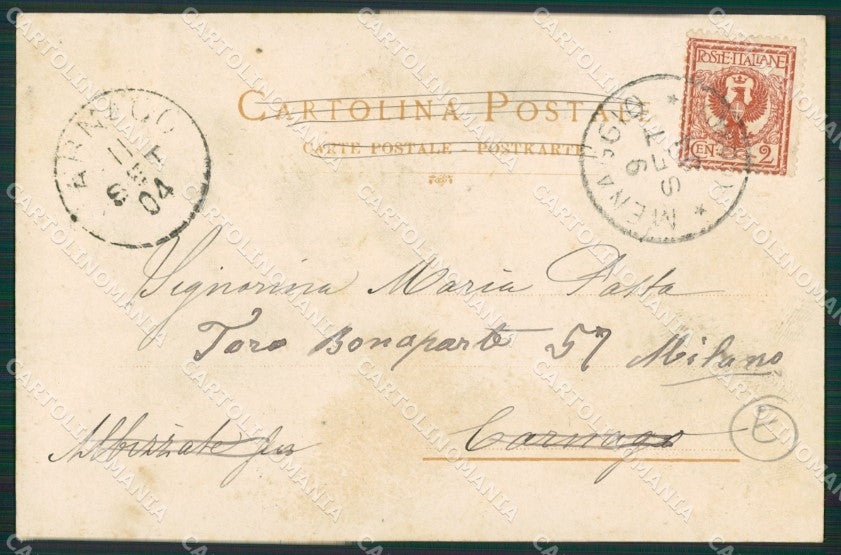 Como Lago di Menaggio cartolina QZ1517 – retro