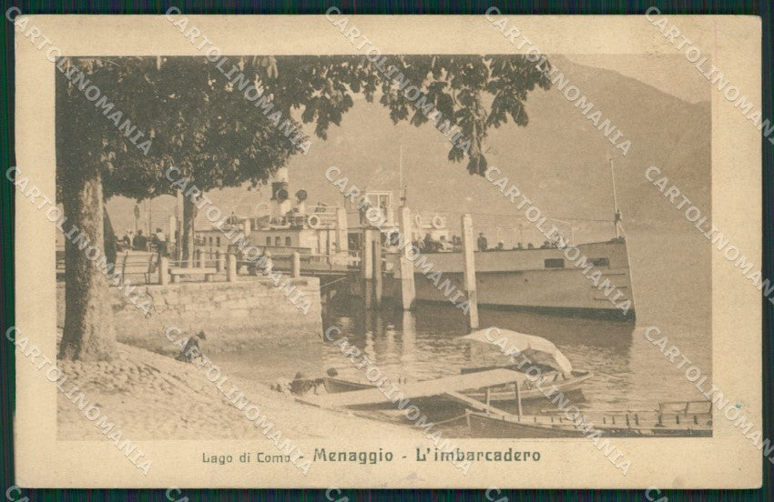 Como Lago di Menaggio Battello cartolina QZ1518 – fronte