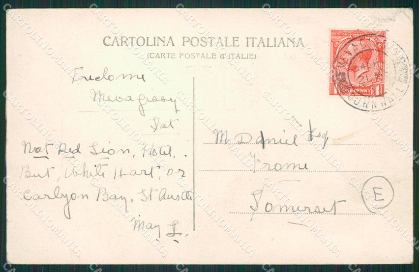 Como Lago di Menaggio Costumi cartolina QZ1519 – retro