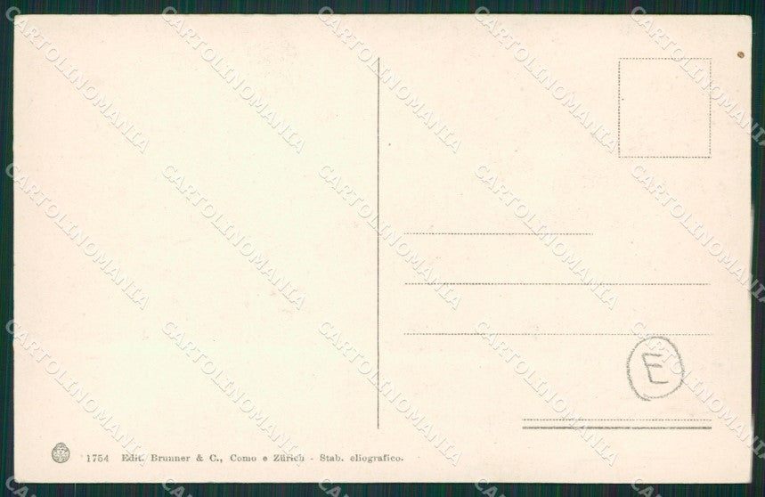 Como Lago di Menaggio Costumi cartolina QZ1520 – retro