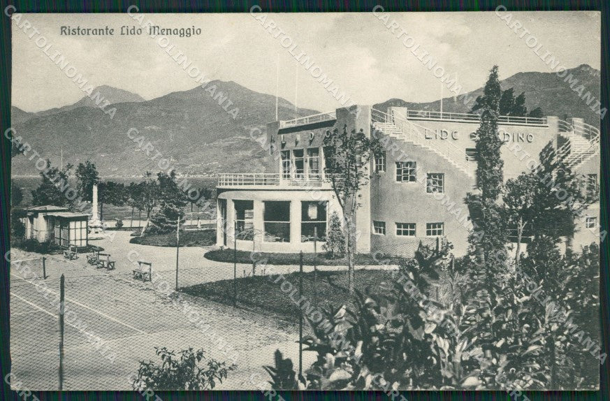 Como Lago di Menaggio Tennis cartolina QZ1527 – fronte