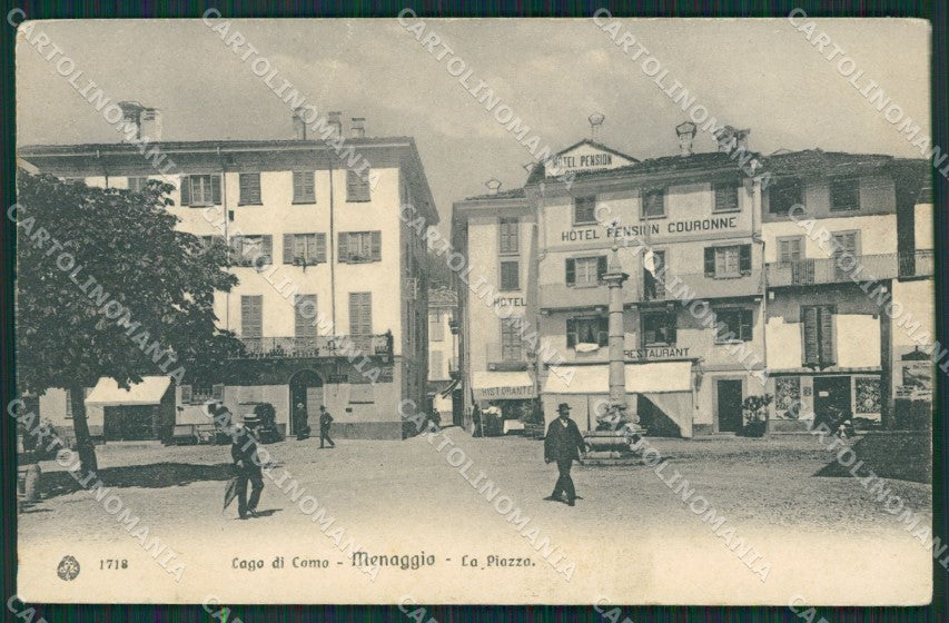 Como Lago di Menaggio PIEGHE cartolina QZ1531 – fronte