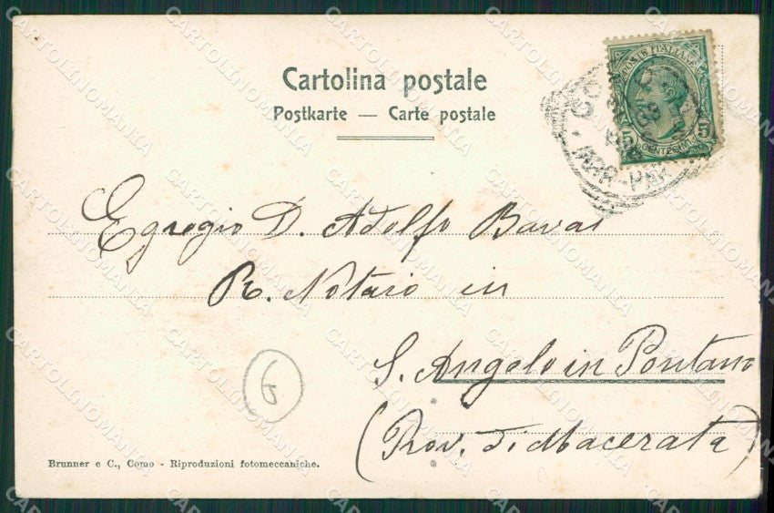 Como Lago di Menaggio cartolina QZ1535 – retro