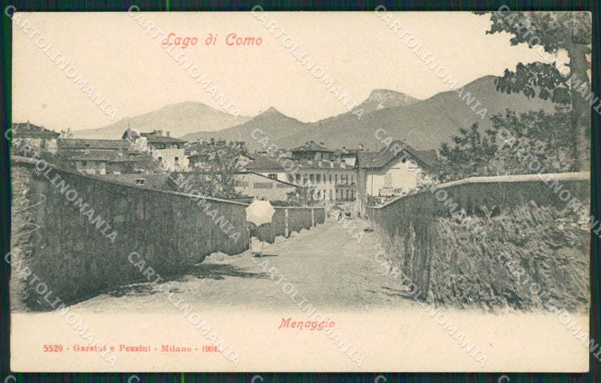 Como Lago di Menaggio cartolina QZ1536 – fronte