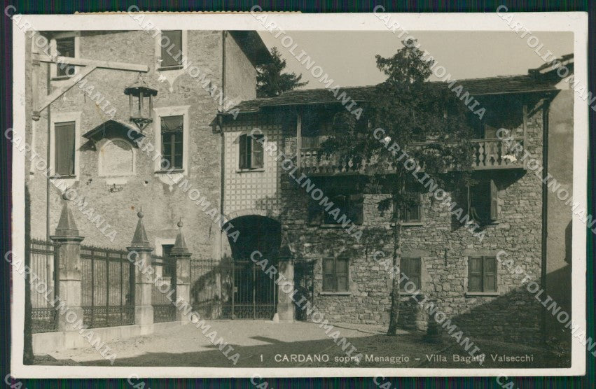 Como Lago di Val Menaggio Cardano foto cartolina QZ1548 – fronte
