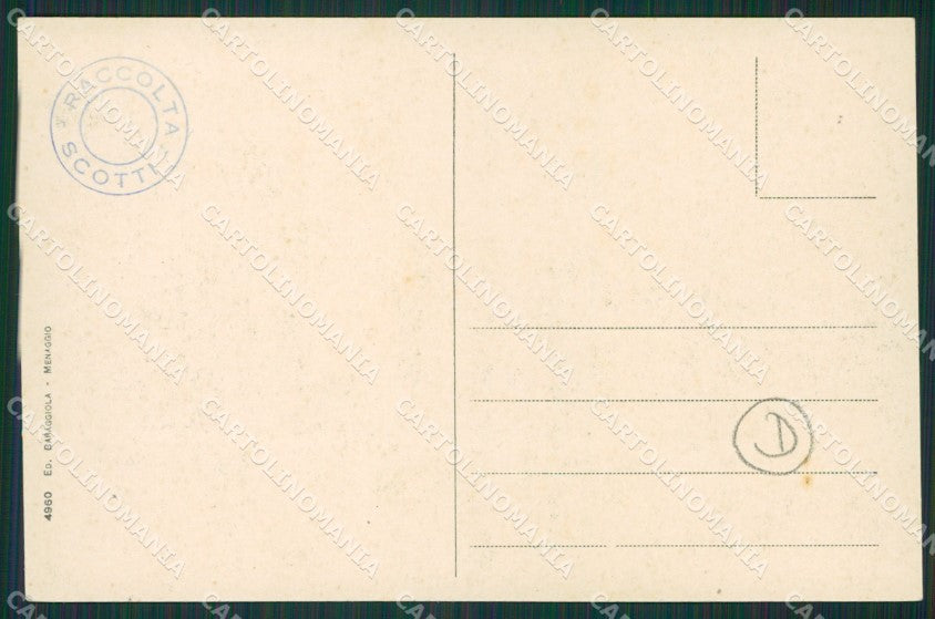 Como Lago di Val Menaggio Breglia cartolina QZ1549 – retro
