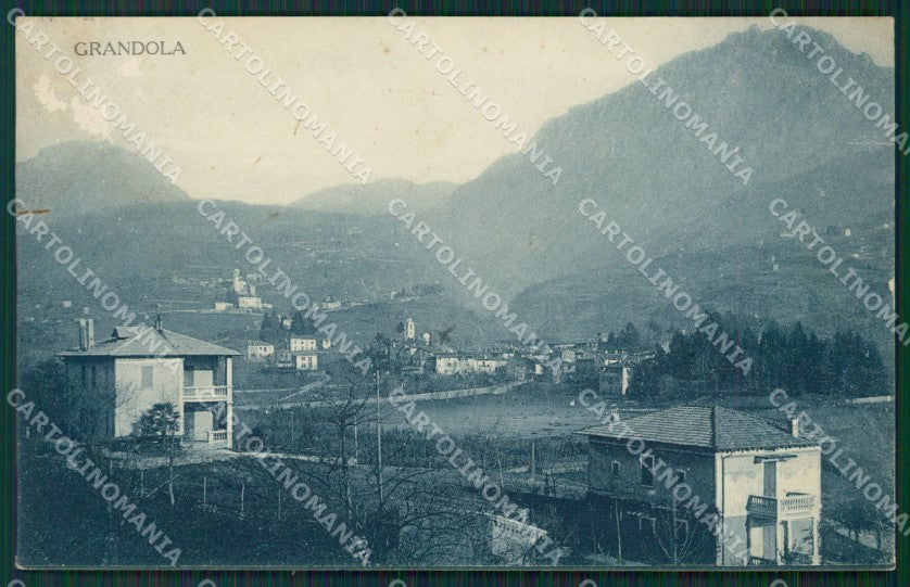 Como Lago di Val Menaggio Grandola ABRASA cartolina QZ1555 – fronte