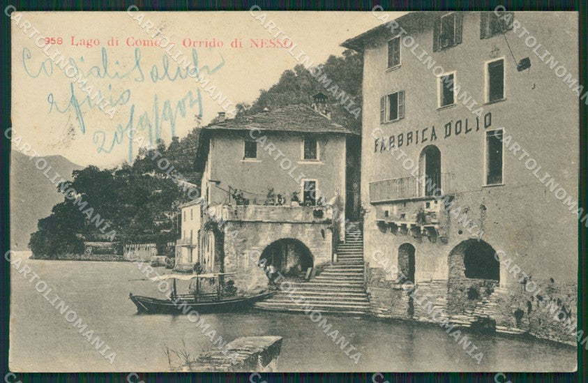 Como Lago di Nesso cartolina QZ1580 – fronte