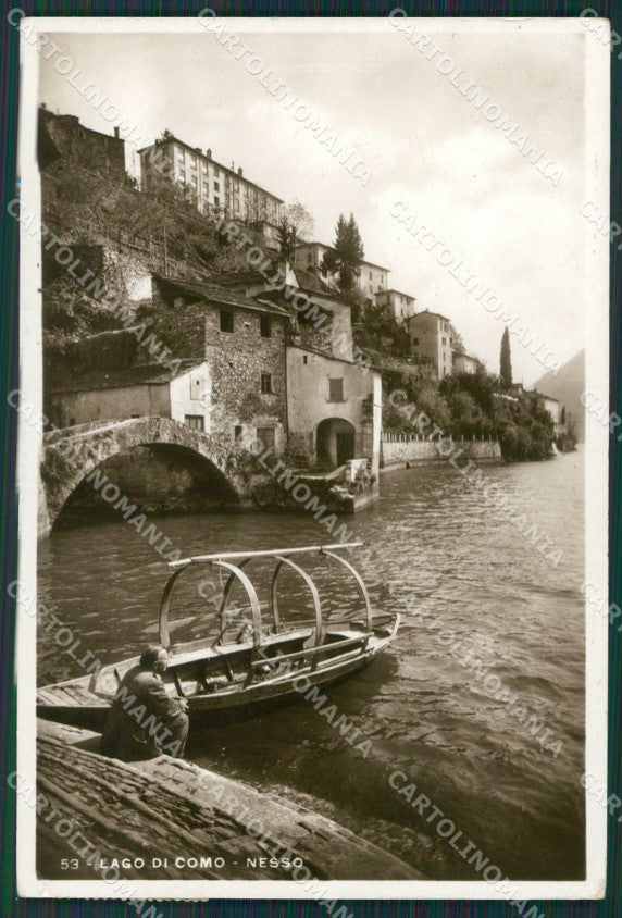 Como Lago di Nesso foto cartolina QZ1582 – fronte