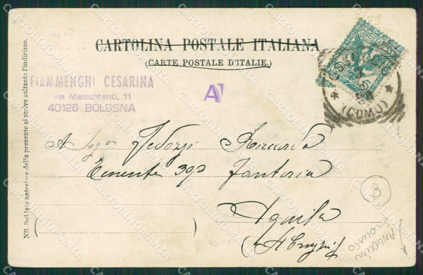 Como Lago di Tremezzo ANGOLINO SCOLLATO cartolina QZ1596 – retro