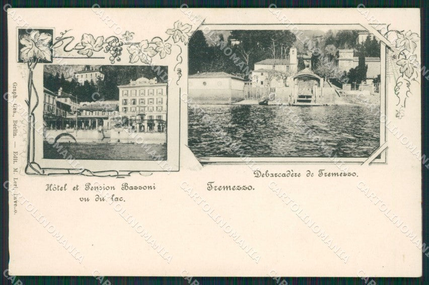 Como Lago di Tremezzo cartolina QZ1608 – fronte