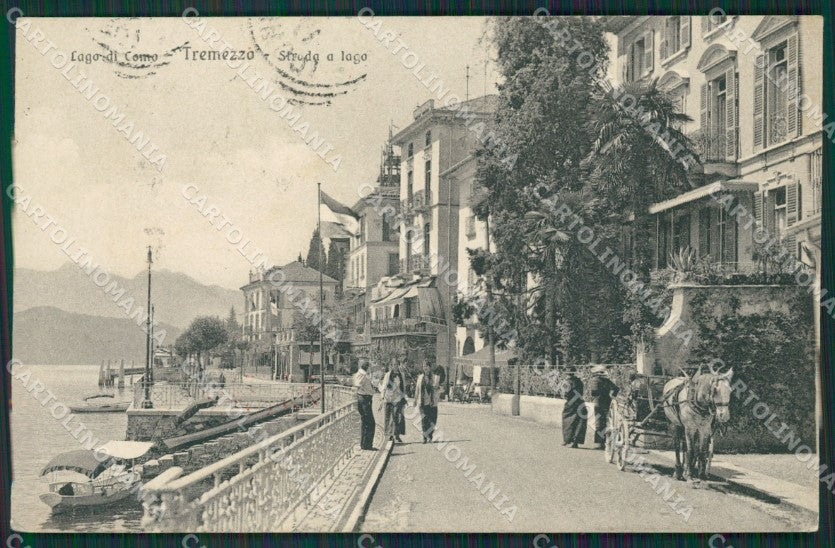 Como Lago di Tremezzo cartolina QZ1609 – fronte