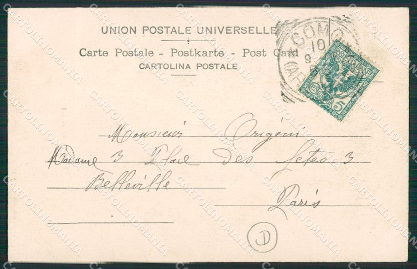 Como Lago di Tremezzo cartolina QZ1612 – retro