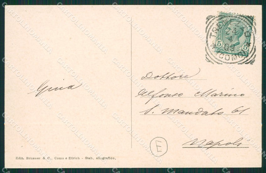 Como Lago di Tremezzo cartolina QZ1619 – retro