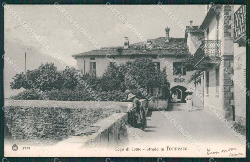 Como Lago di Tremezzo PIEGA STRAPPINO cartolina QZ1620 – fronte