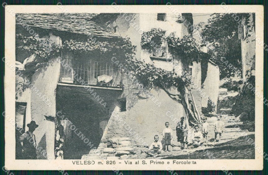 Como Lago di Veleso PIEGA cartolina QZ1630 – fronte