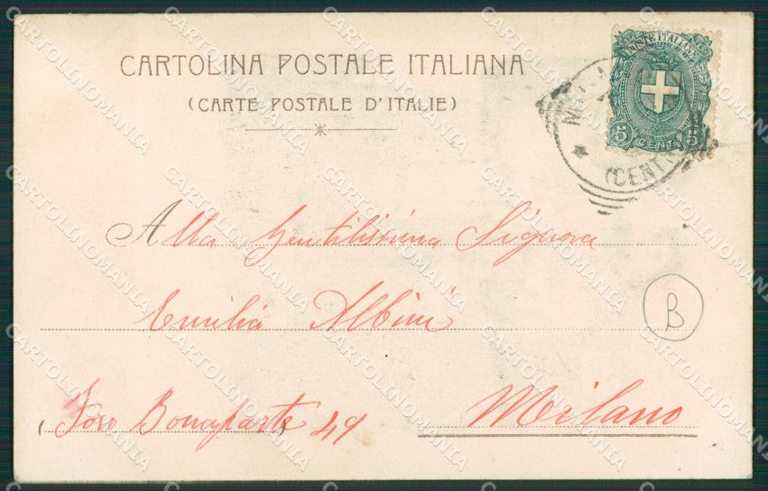 Como Lago di Costumi cartolina QZ1634 – retro
